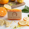 ZH Organics Orange Peel & Rice Handmade Soap
