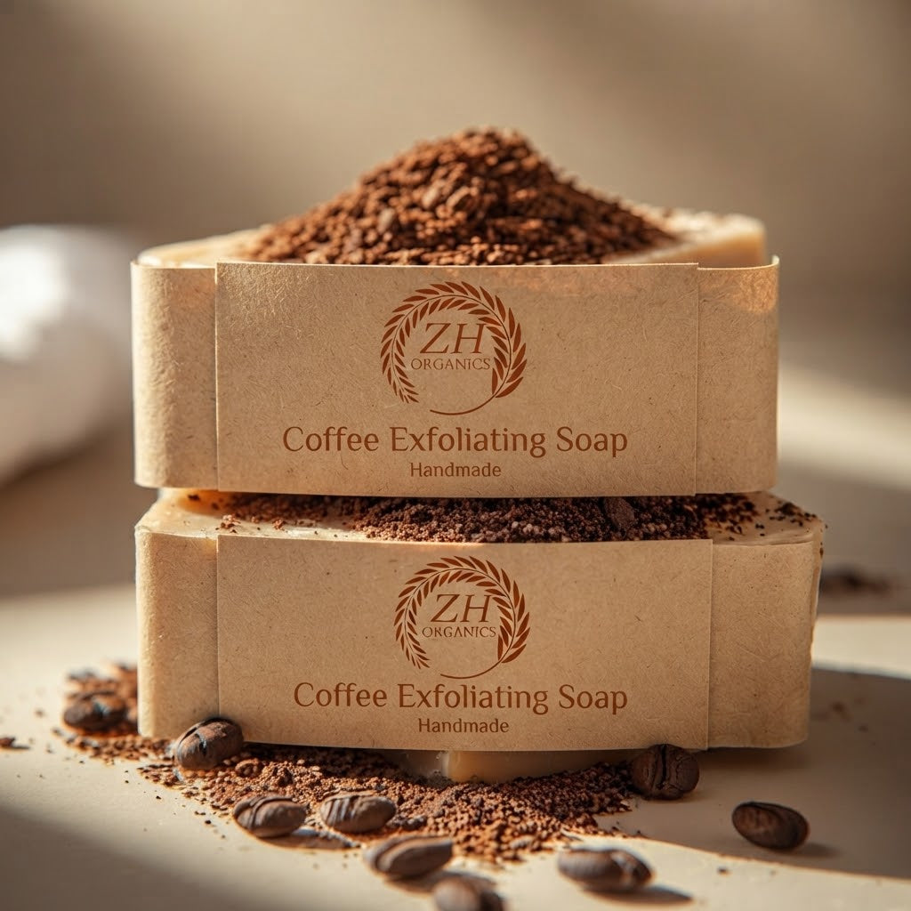 ZH Organics Coffee Exfoliating Handmade Soap