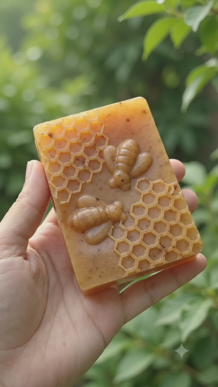 ZH Organics Orange Peel & Rice Handmade Soap